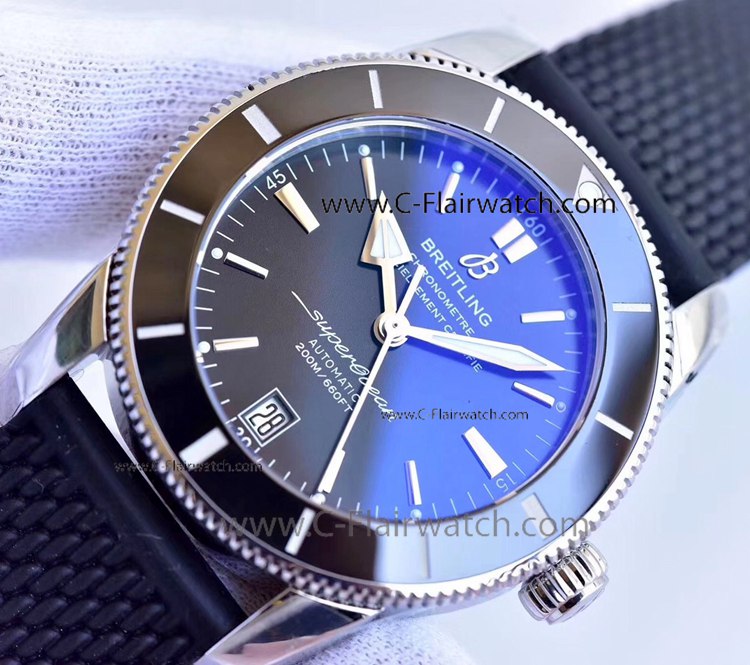 GF Grade AAA Copy Breitling Superocean Heritage II Black Watch